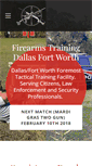 Mobile Screenshot of firearmstrainingfortworth.com